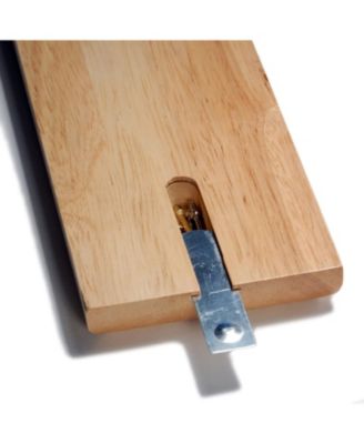 WE Games Deluxe Cribbage Set - Solid Oak Wood Continuous 3 Track Board