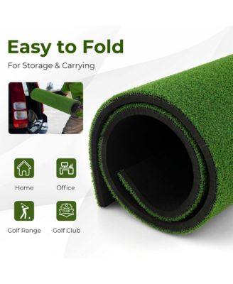 5 x 4 FT Golf Hitting Mat Artificial Indoor Outdoor Turf Golf Training Mat 25 mm