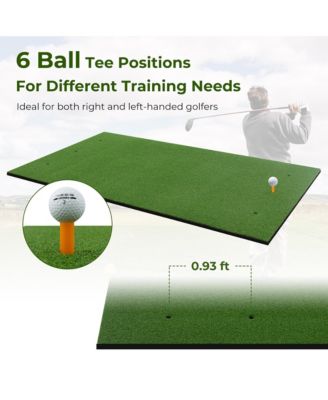 5 x 4 FT Golf Hitting Mat Artificial Indoor Outdoor Turf Golf Training Mat 25 mm