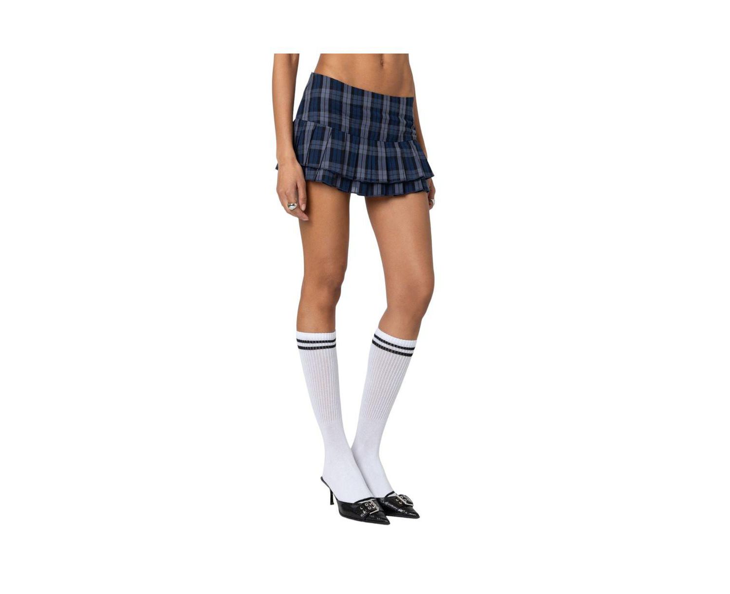 Women's Ara Plaid Pleated Skirt