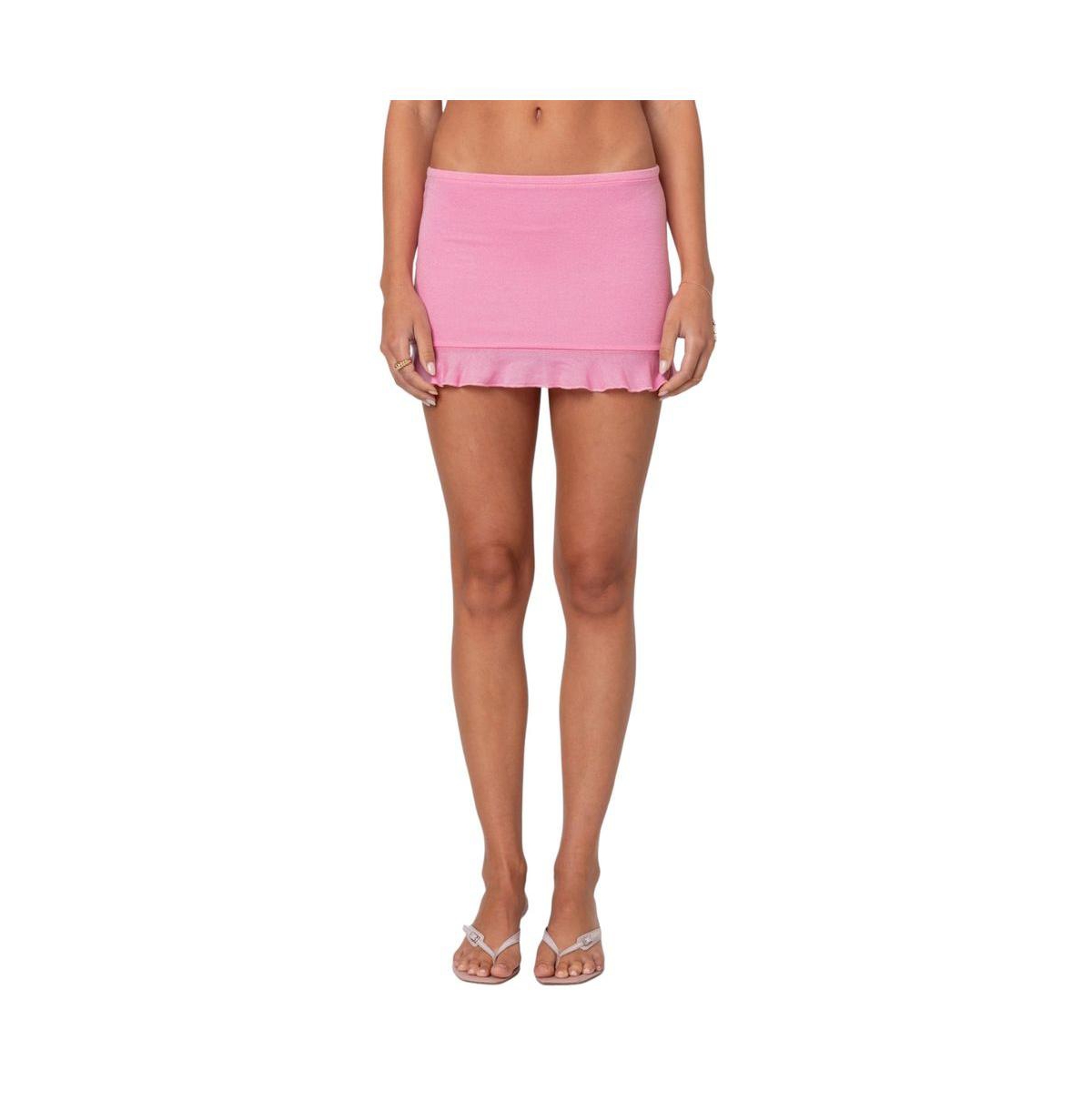 Edikted Women's Loullie Ruffled Skirt