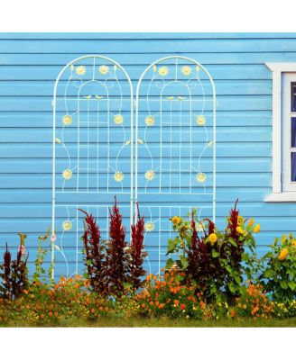 Metal Garden Trellis for Climbing Plants Outdoor Support
