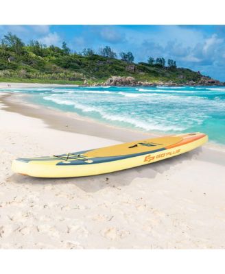 11ft Inflatable Stand Up Paddle Board Surfboard with Bag Aluminum Paddle Pump