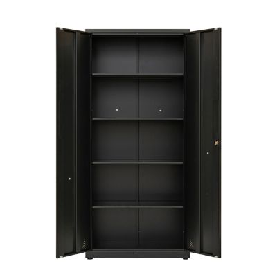 Tall Storage Cabinet with Partitions