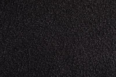 Black Boucle Swivel Accent Chair with Wood Base