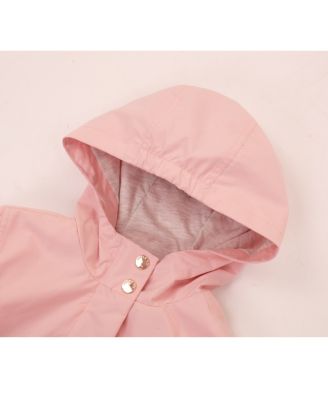 Girls Lightweight Rain Jacket Trench Coat XS-XL