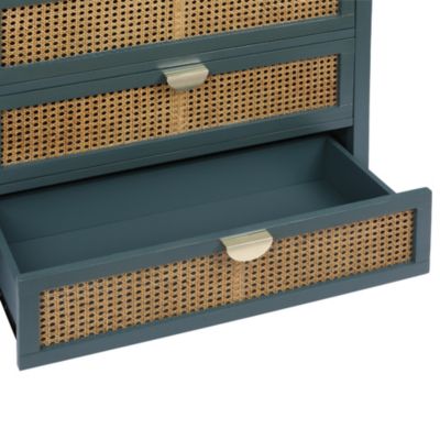 Natural Rattan 3-Drawer Cabinet