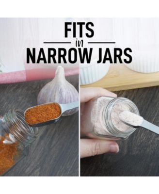 Measuring Spoons Rectangular with Leveler - Set of 6