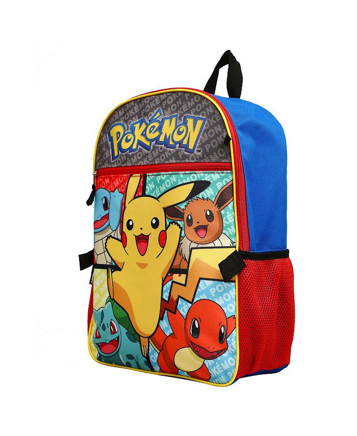 Pokemon Starter Characters 5Piece Backpack Set Macy's