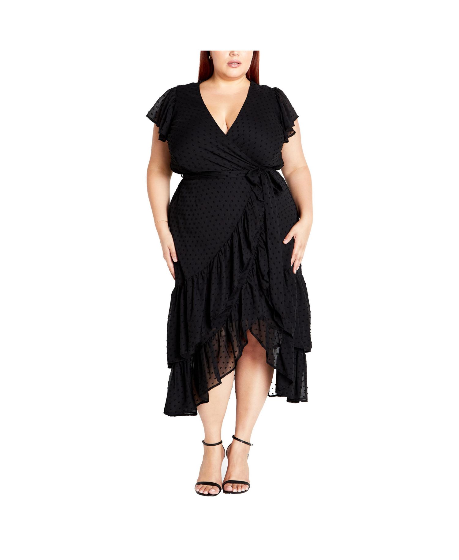 Women's Midi Frill Dee Tiered Dress