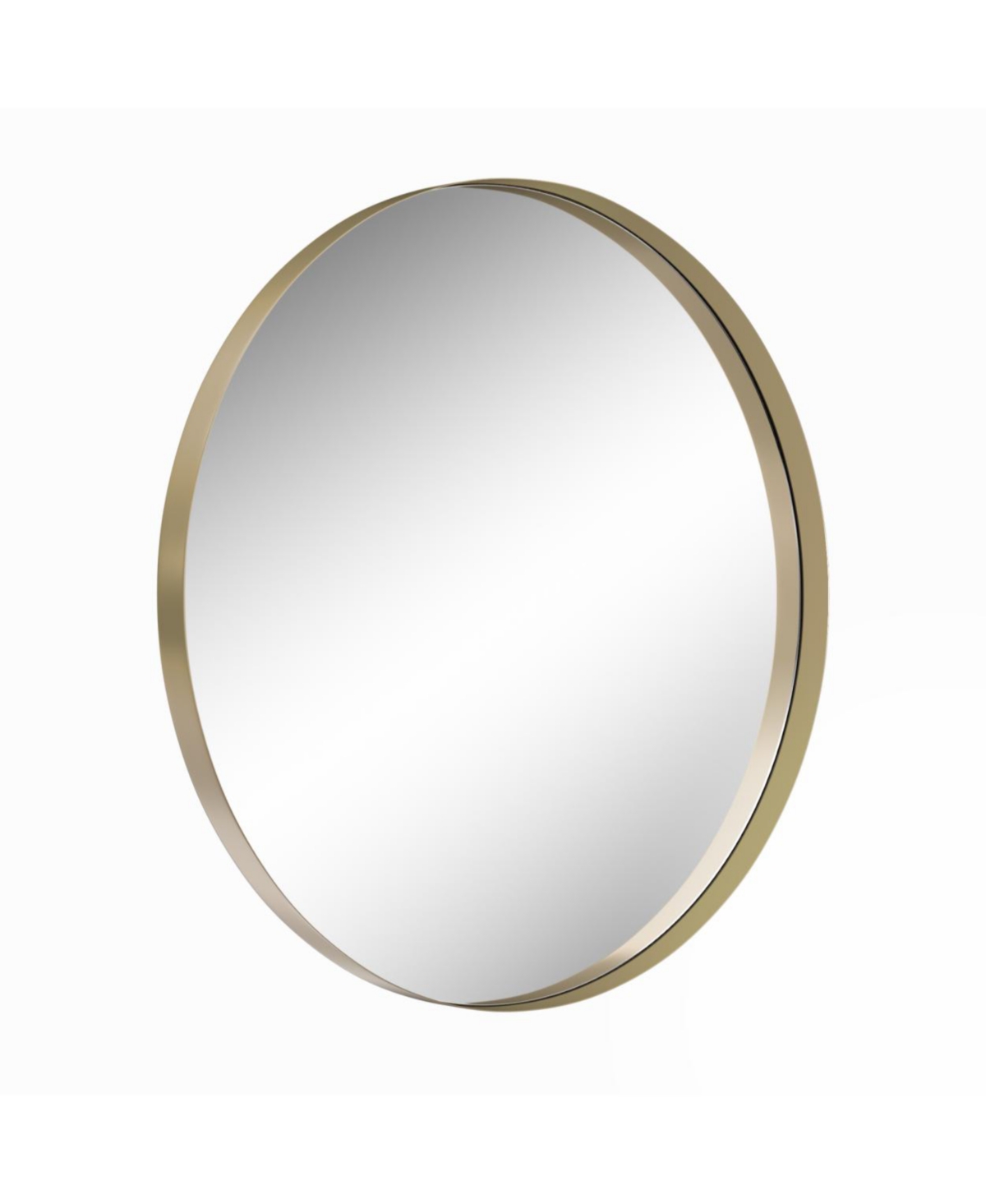 Metal Round Wall Mirror 0003 - Gold