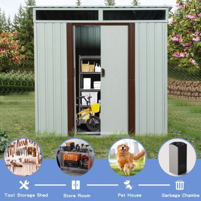 6FT X 5FT Outdoor Metal Storage Shed