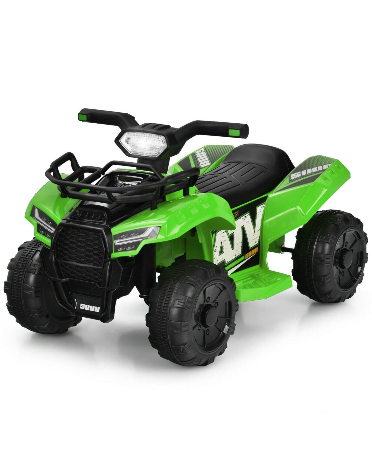 Детская игрушка Slickblue 6V Kids Quad Electric Ride-On ATV with LED Light and MP3, For 1 Rider, Ages 18-36 Months, цвет: Зелёный — фото 5