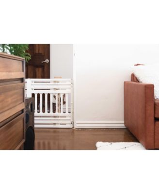 24 to 39" Plastic Portable Expandable Pet Gate, Safety Gate, White