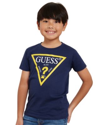 Big Boys Soft Jersey Short Sleeve Classic Logo T-shirt