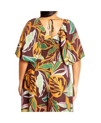 Women's Peta Print Top