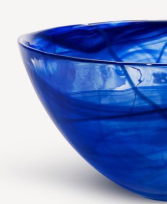 13.8” Contrast Blue Decor Bowl