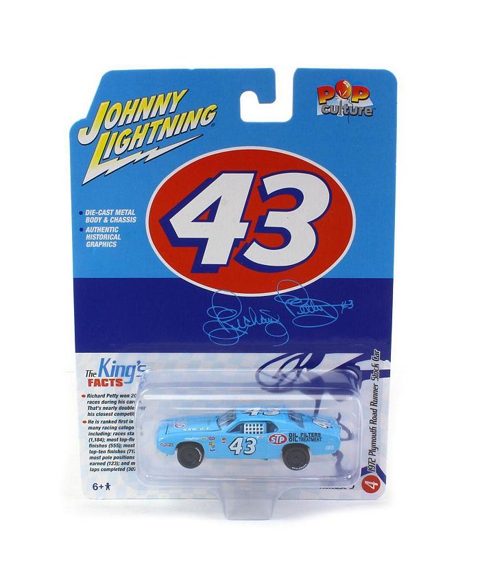 Johnny Lightning 1/64 Richard Petty 1972 Plymouth RR Stock Race Car ...