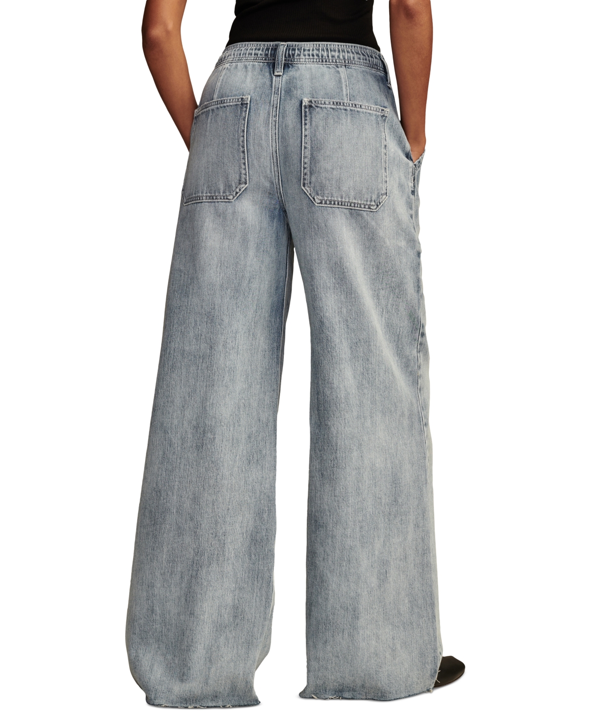 Lucky Brand Women's Patch-Pocket Pull-On Jeans