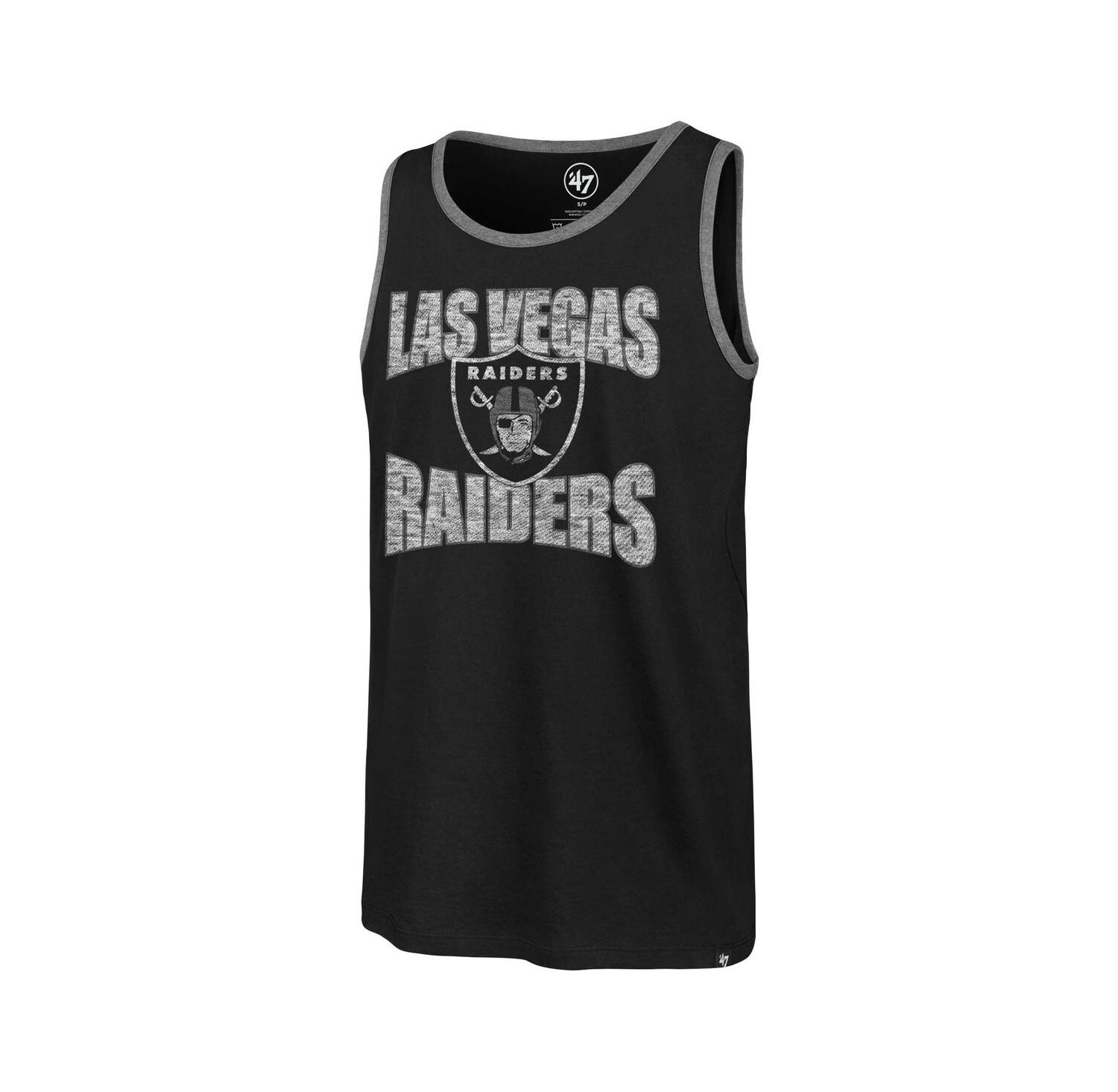 Men's Black Las Vegas Raiders Upload Franklin Tank Top