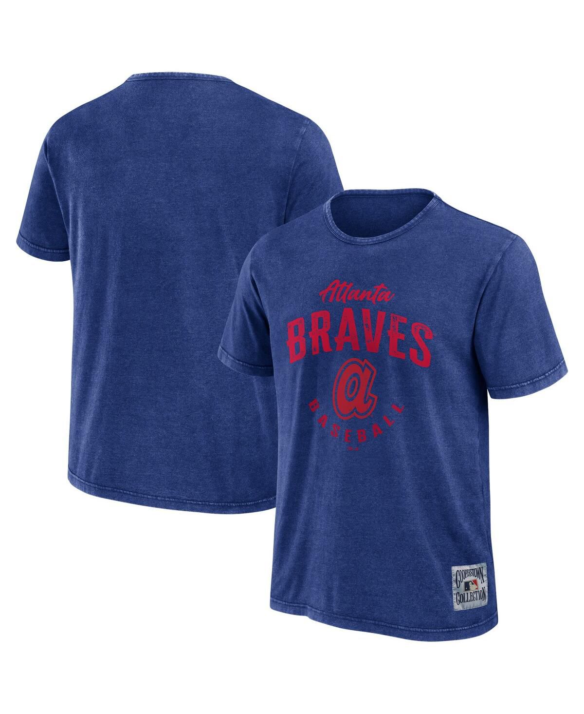 Застиранная футболка из мужской коллекции Darius Rucker от Atlanta Braves Cooperstown Collection
