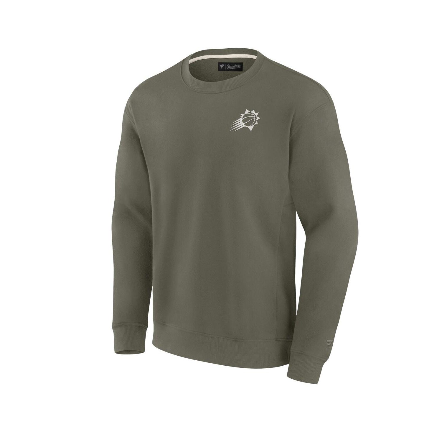 Men’s and Women Olive Phoenix Suns Super Soft Pullover Crew Sweatshirt