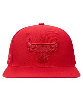 Men's Red Chicago Bulls Triple Tonal Snapback Hat