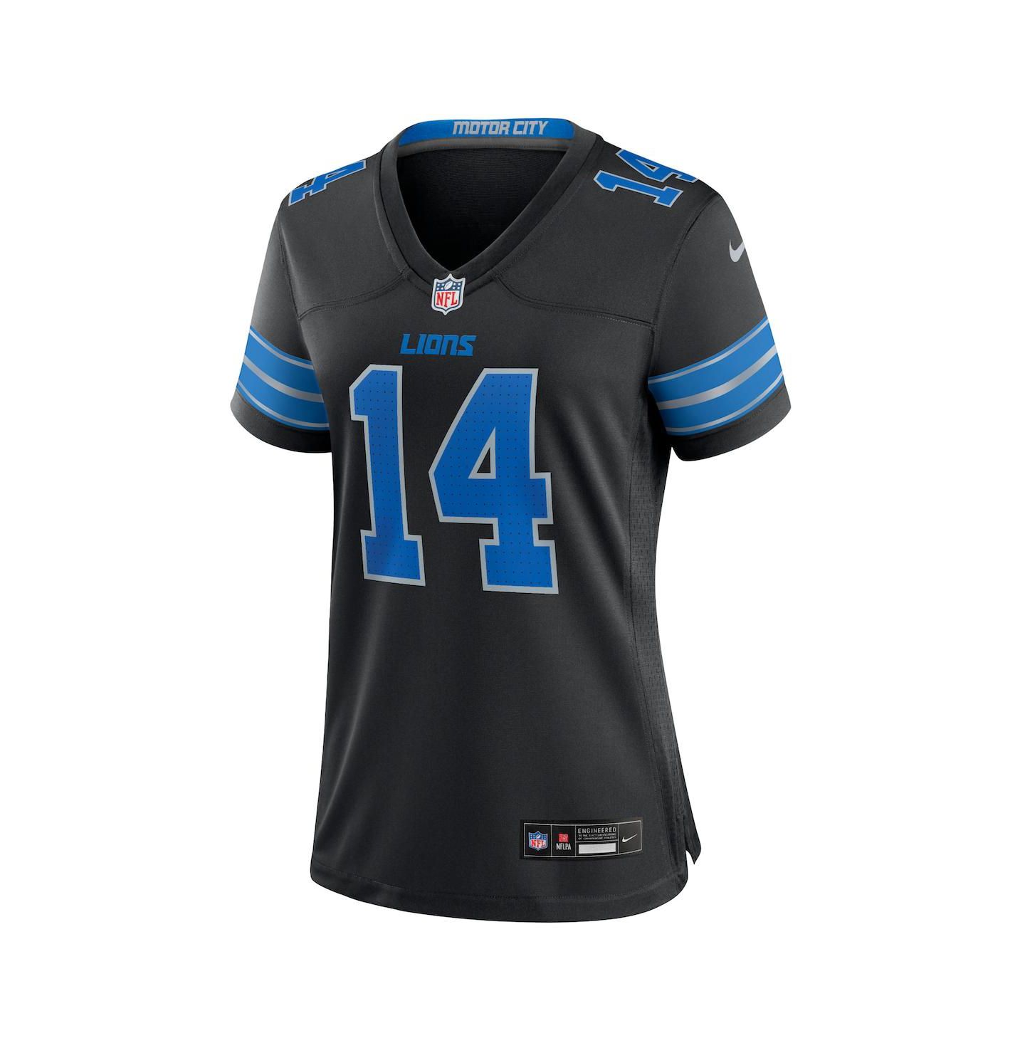 Женское джерси Nike Amon-Ra St. Detroit Lions 2nd Alternate Game, цвет: Чёрный — фото 2
