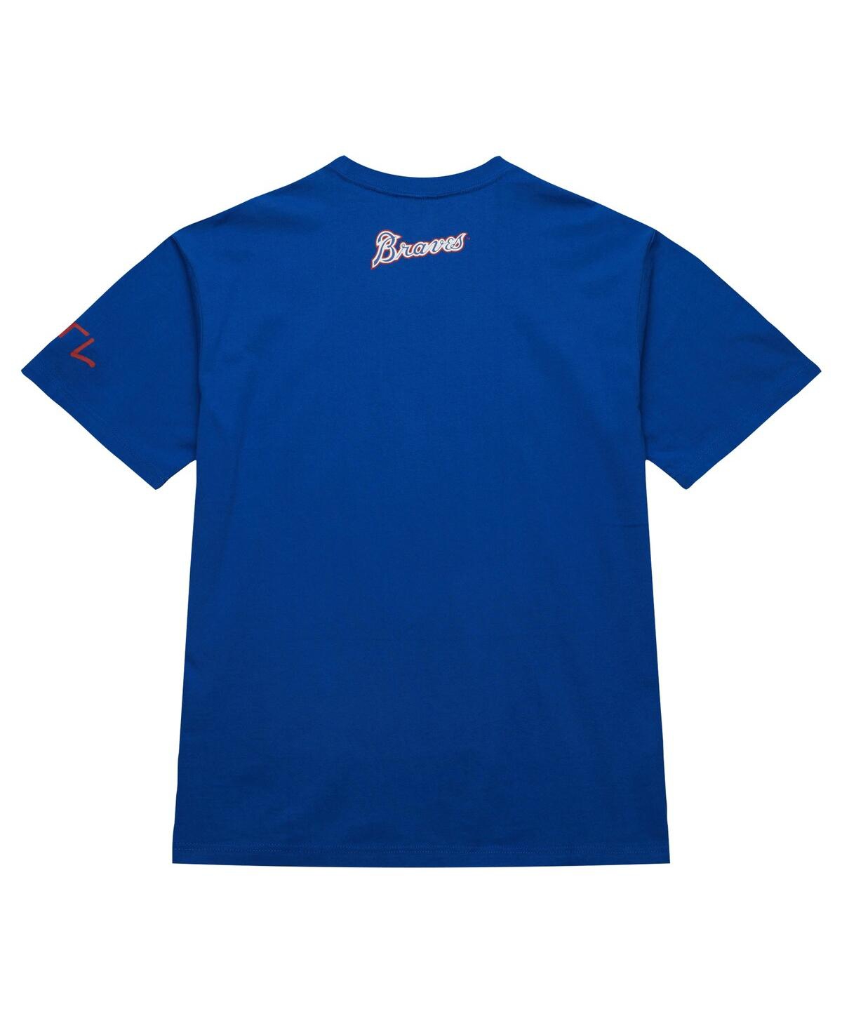 Mitchell & Ness Hank Aaron Royal Atlanta Braves Cooperstown Collection Heavyweight Premium Player Vi In Royal