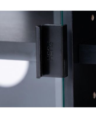 TV Stand with Glass Doors for TVs up to 55"