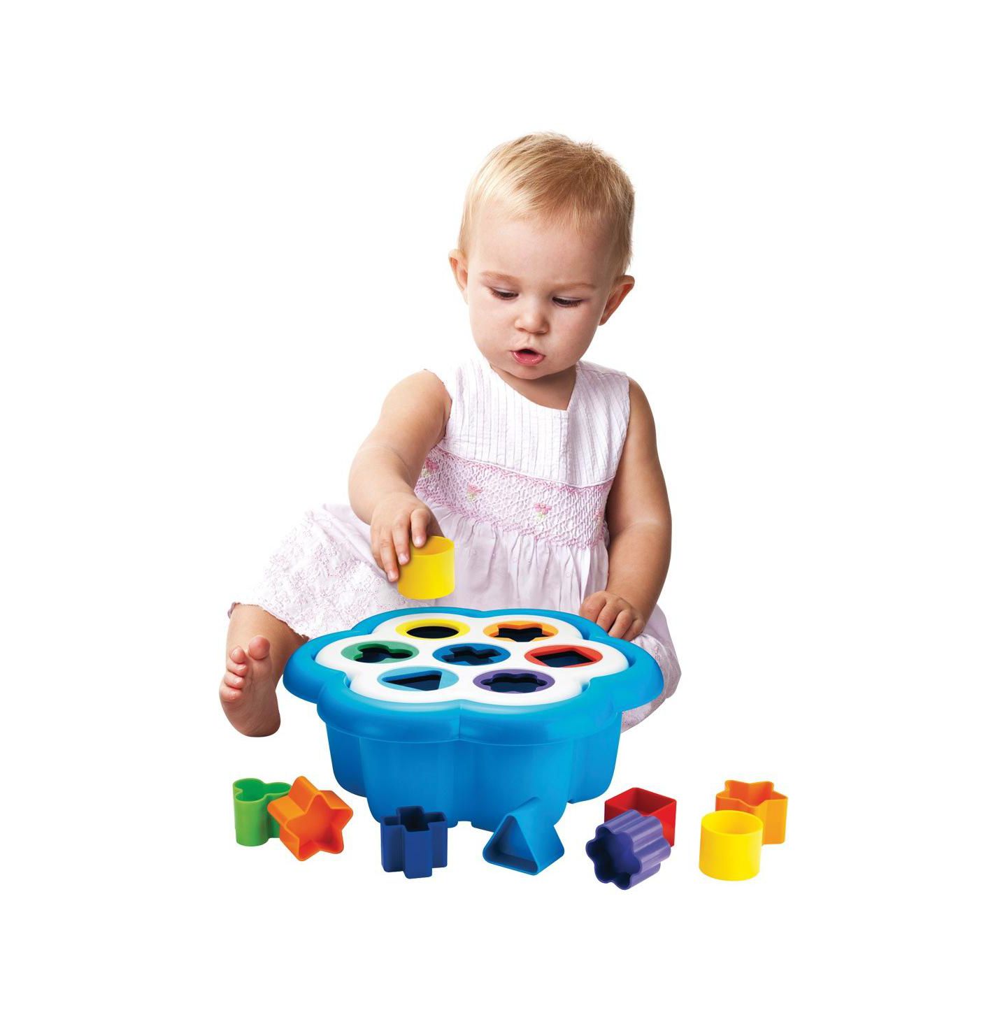 Детские игрушки Quercetti Daisy Shape Sorter - 16 Pieces — фото 3