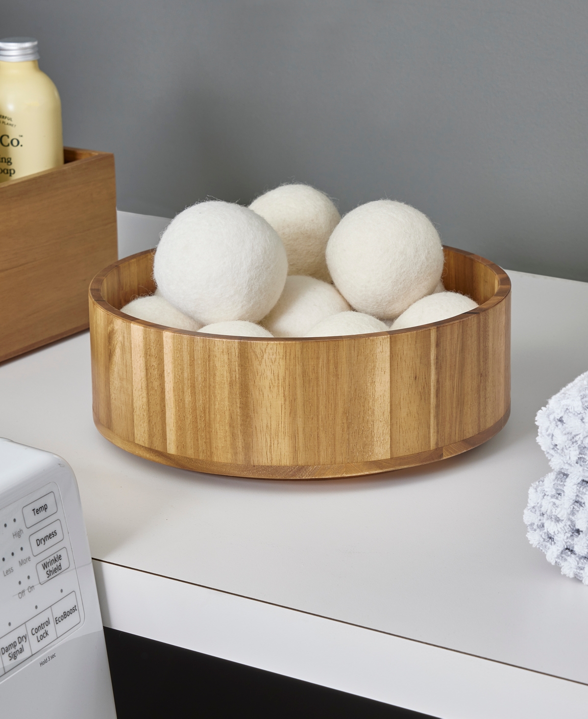 iDesign Acacia Wood Round Lazy Susan - BBB