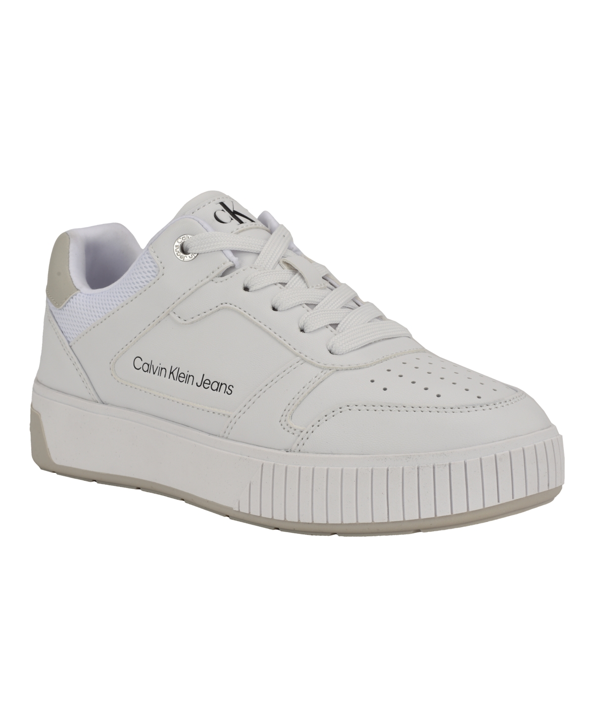 Calvin Klein Women's Ahliah Lace-Up Platform Casual Sneakers