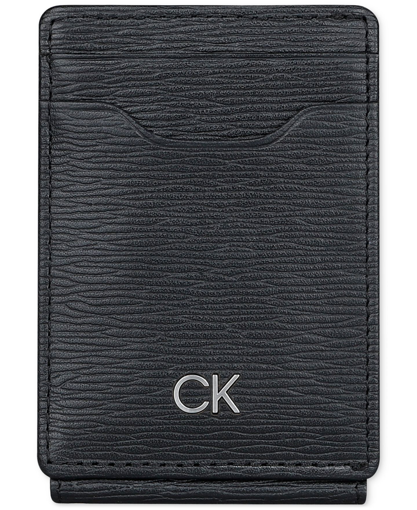 Мужской кошелёк Calvin Klein CK Logo Wallet, цвет: Чёрный — фото 1