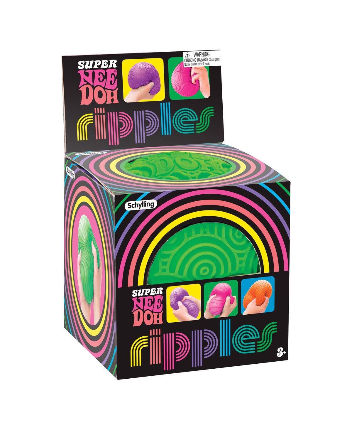 Schylling Super NeeDoh Ripples Xl Sensory Pack - 3 Pieces - Assorted pre-pack