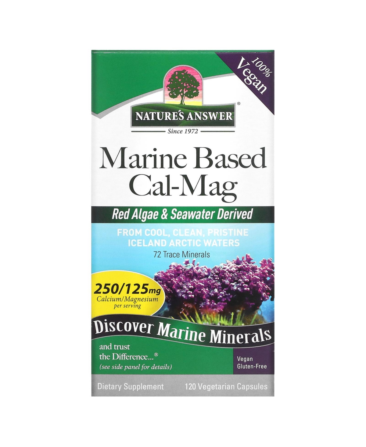 Marine Based Cal-Mag - 120 Vegetarian Capsules