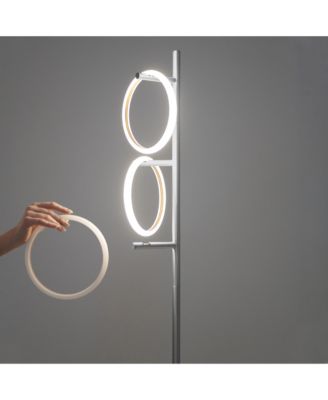 Saturn 66" LED Tree Floor Lamp with 3 Removeable Light Rings