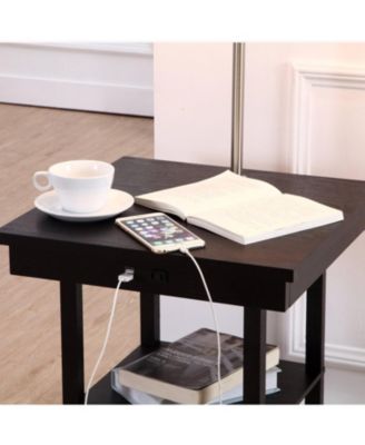 Madison 56" LED Table and Lamp Combo with USB Port and Outlet