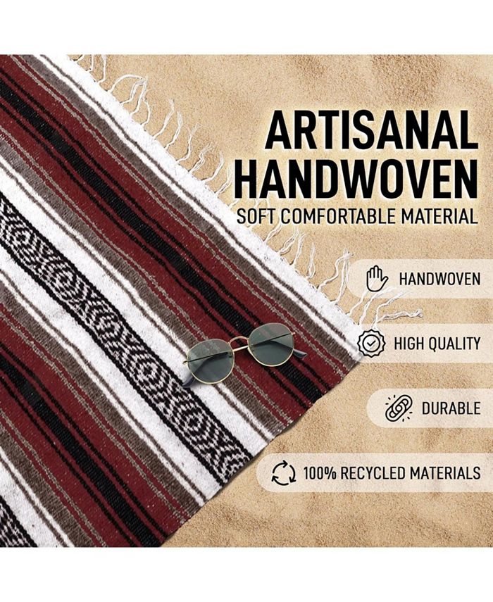 Zulay Kitchen Authentic Extra Large Mexican Blanket Macy's