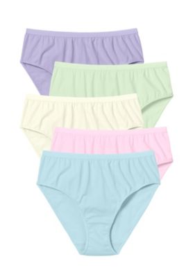 Women's Hi-Cut Cotton Brief 5-Pack