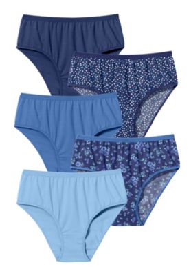 Women's Hi-Cut Cotton Brief 5-Pack