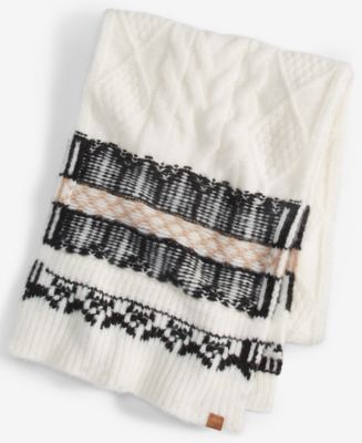 【Cole Haan】Women's Reversible Fair Isle Scarf 海外限定 Cole Haan】Women's Reversible Fair Isle Scarf 海外限定