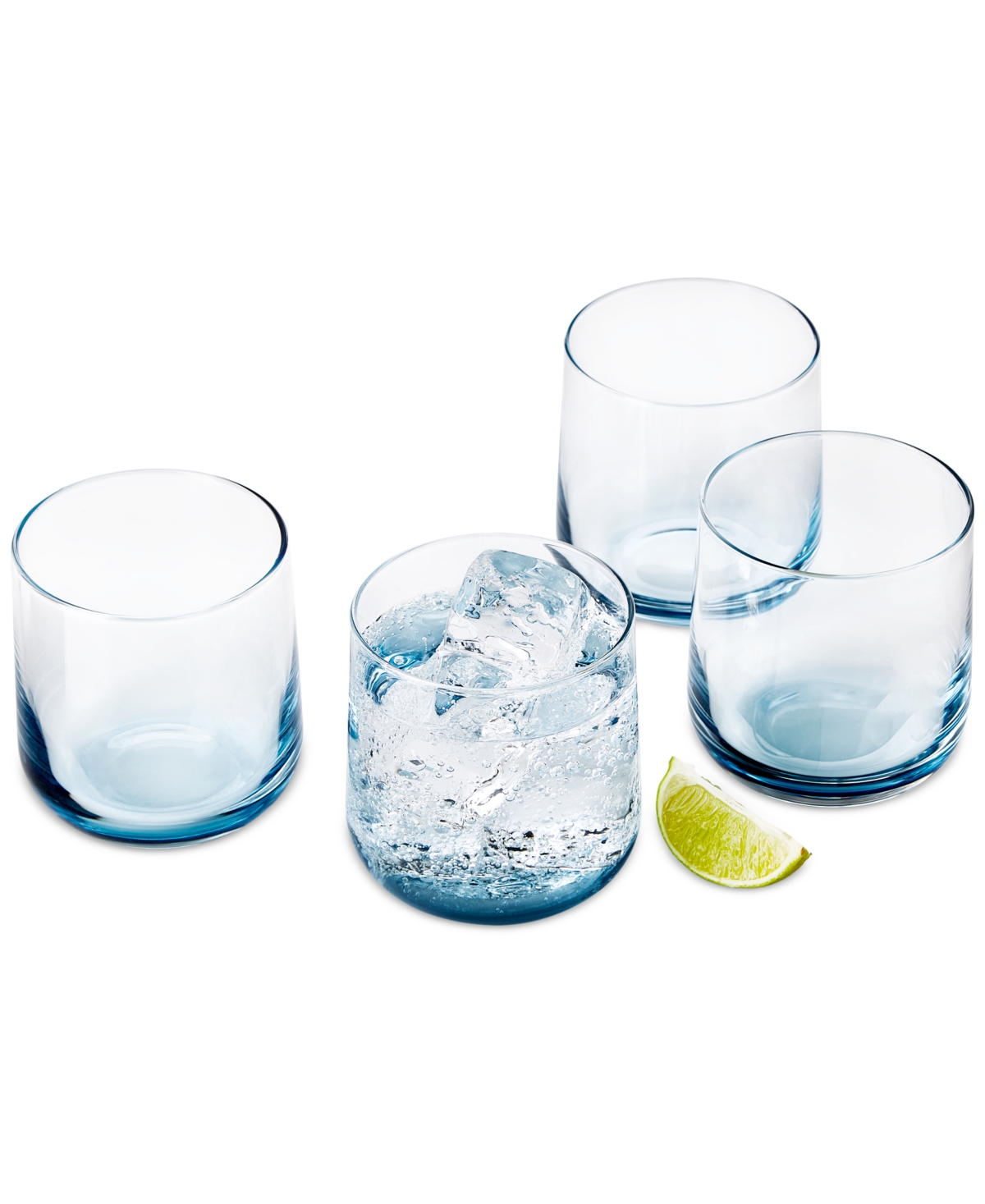 The Cellar Gil Collection 12.51-oz. Ombre Double Old Fashioned Glasses, Set Of 4, Exclusively At Macy's In No Color