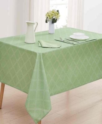 Harbor Trellis Water-Resistant Indoor and Outdoor Tablecloth, 60" x 102" Rectangle