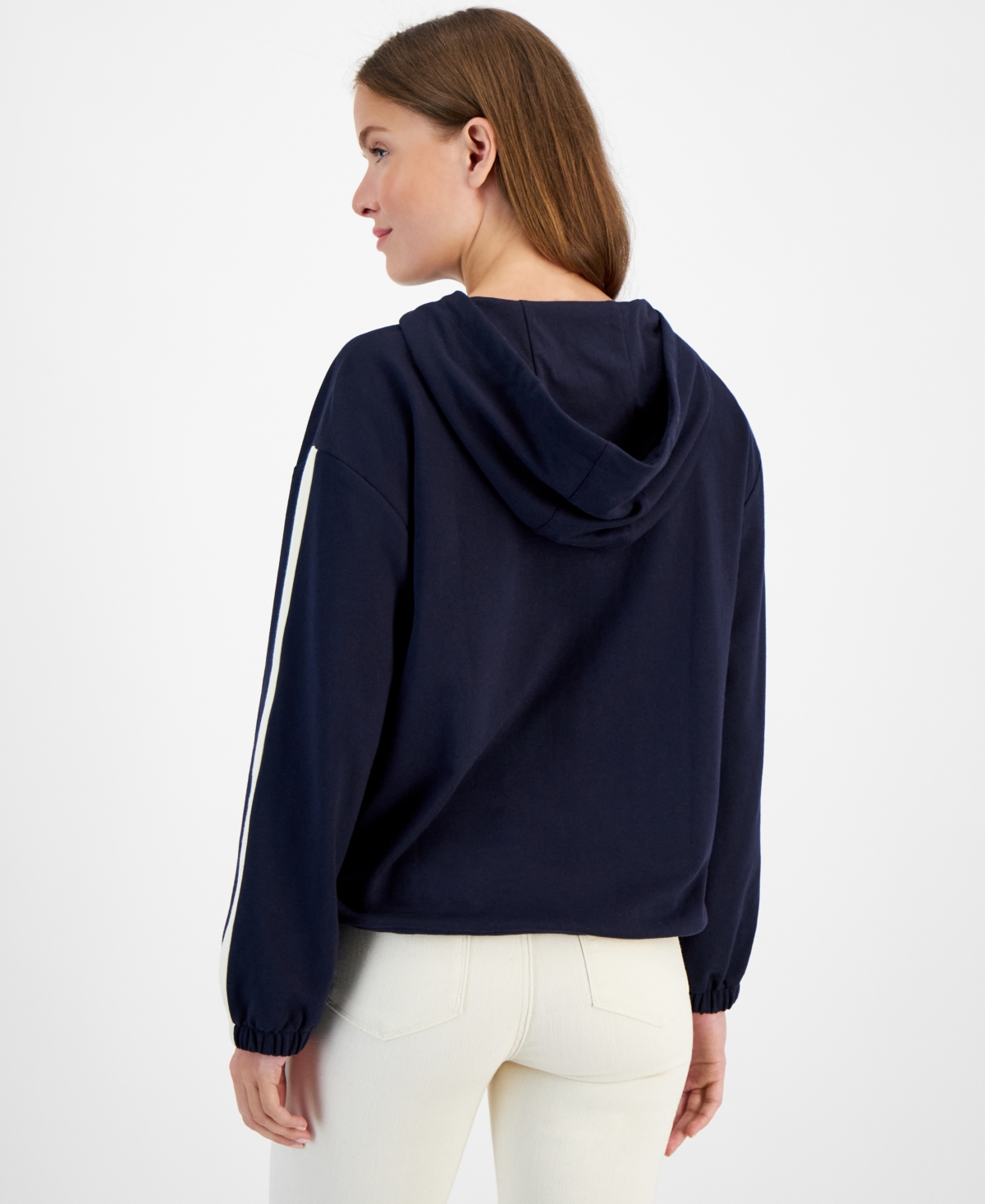 Nautica Jeans Women's Long Sleeve Hooded Sweatshirt