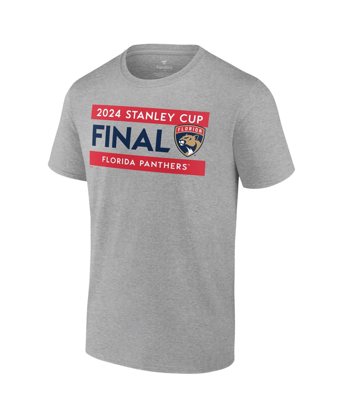 Fanatics Men'sFlorida Panthers 2024 Stanley Cup Final Roster T-Shirt - Steel