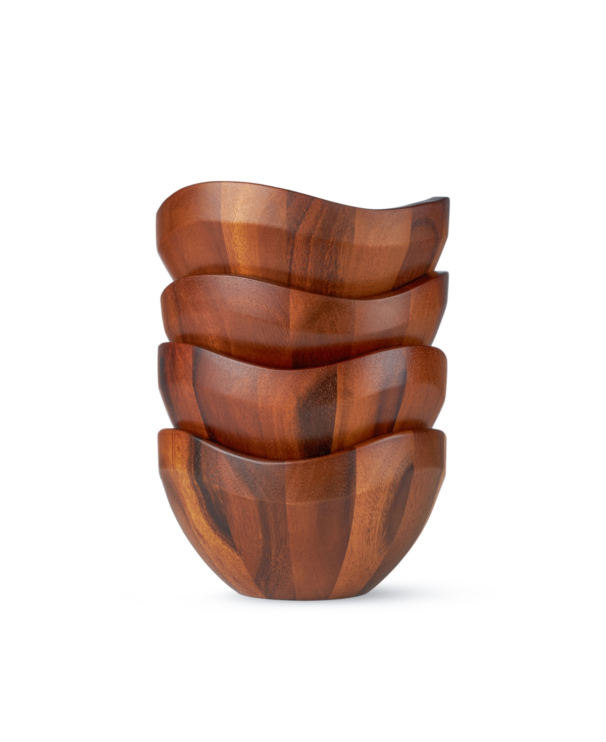 Nambe Billow Individual Salad Bowl, Set Of 4 In Brown