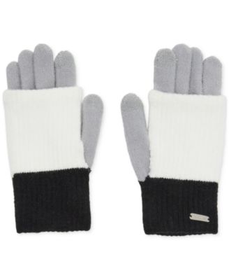 Women's Color-Blocked Long Cuff Magic Gloves