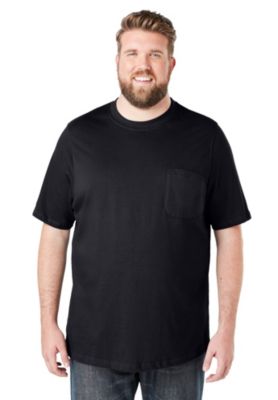 Big & Tall by KingSize Heavyweight Pocket Crewneck T-Shirt