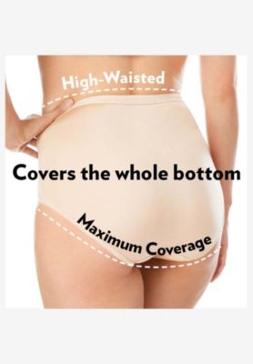 Women's 5-Pack Tag-Free Full Coverage Cotton Brief